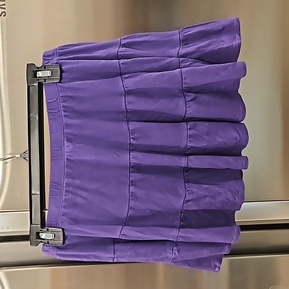 💕LUCY LOVE💕 Sydney Elastic Waist Skirt ~ Purple Medium - Picture 1 of 4